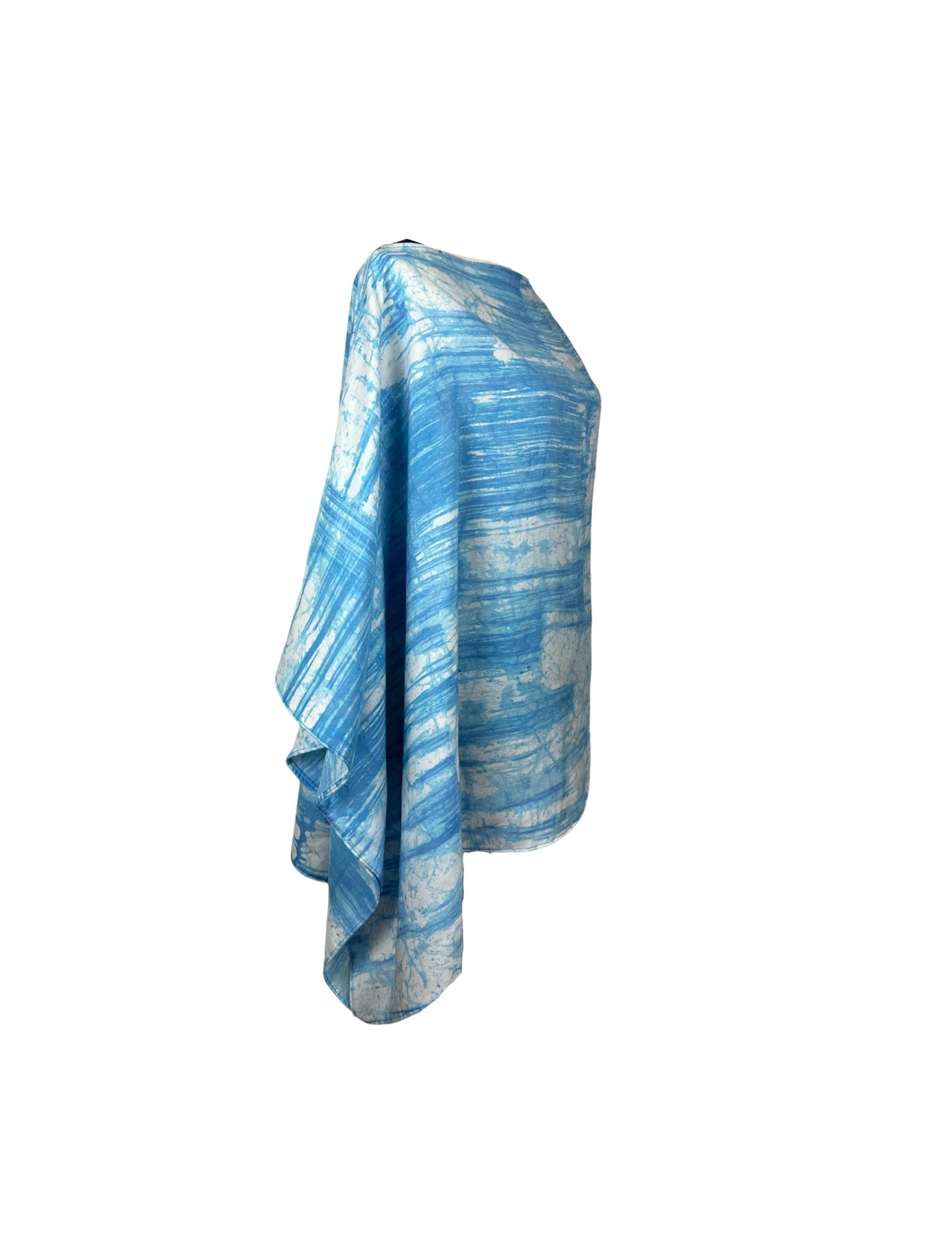 One Side Sleeveless Poncho