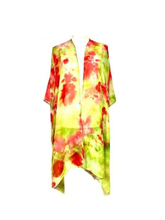 Ice Tie Dye Batik Kimono.